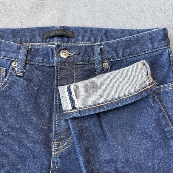 Uniqlo Other - UNIQLO Jeans Mens 32x32 Blue‎ Selvedge Kaihara Slim Straight Japanese Denim